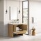 James Martin Vanities Hudson 36in Single Vanity, Light Natural Oak w/ 3 CM Carrara Marble Top 435-V36-LNO-3CAR - alternate 6